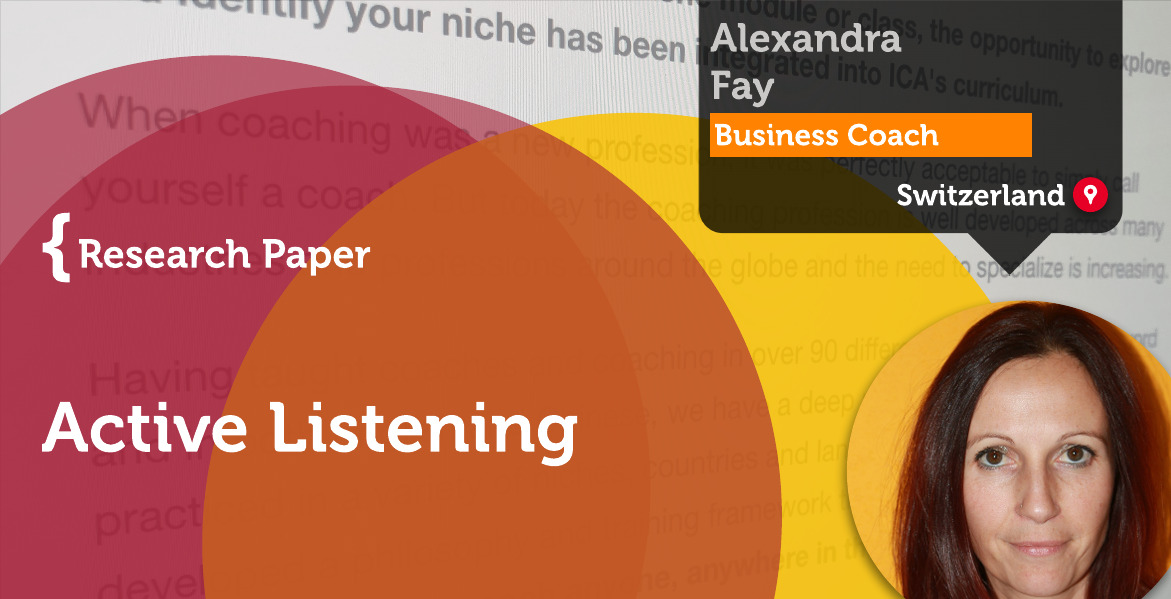 Active Listening Alexandra Fay_Coaching_Research_Paper