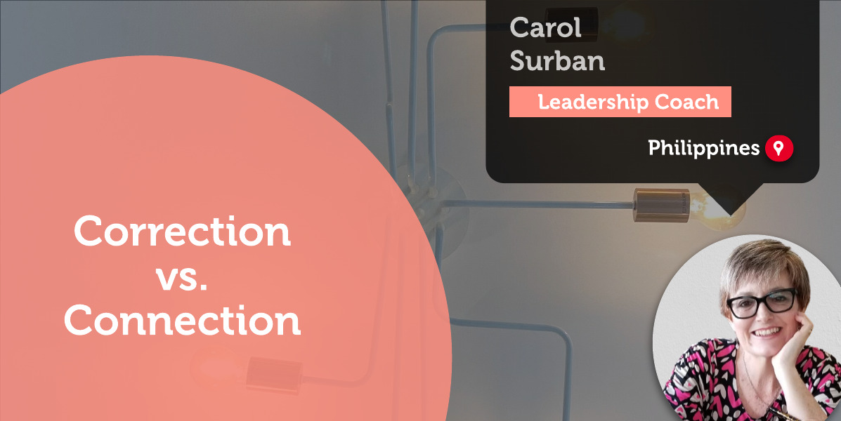 Correction vs. Connection Carol Surban_Coaching_Tool