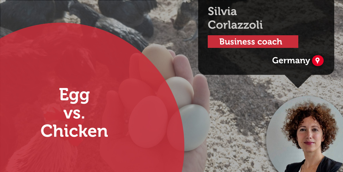Egg vs Chicken Silvia Corlazzoli Coaching perfectionists