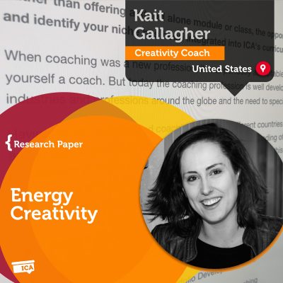 Energy Creativity Kait Gallagher_Coaching_Research_Paper