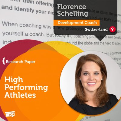 High Performing Athletes Florence Schelling_Coaching_Research_Paper