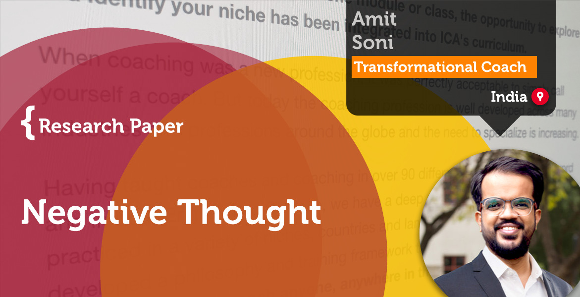 Negative Thought Amit Soni_Coaching_Research_Paper