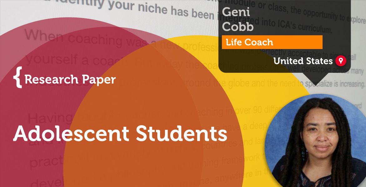 Adolescent Students Geni Cobb_Coaching_Research_Paper