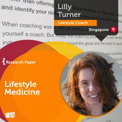 Lifestyle Medicine Lilly Turner_Coaching_Research_Paper