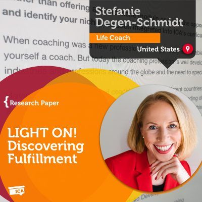 Discovering Fulfillment Stefanie Degen-Schmidt_Coaching_Research_Paper