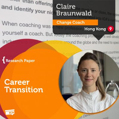 Mathilde Poirieux Career Transition Claire Braunwald_Coaching_Research_Paper