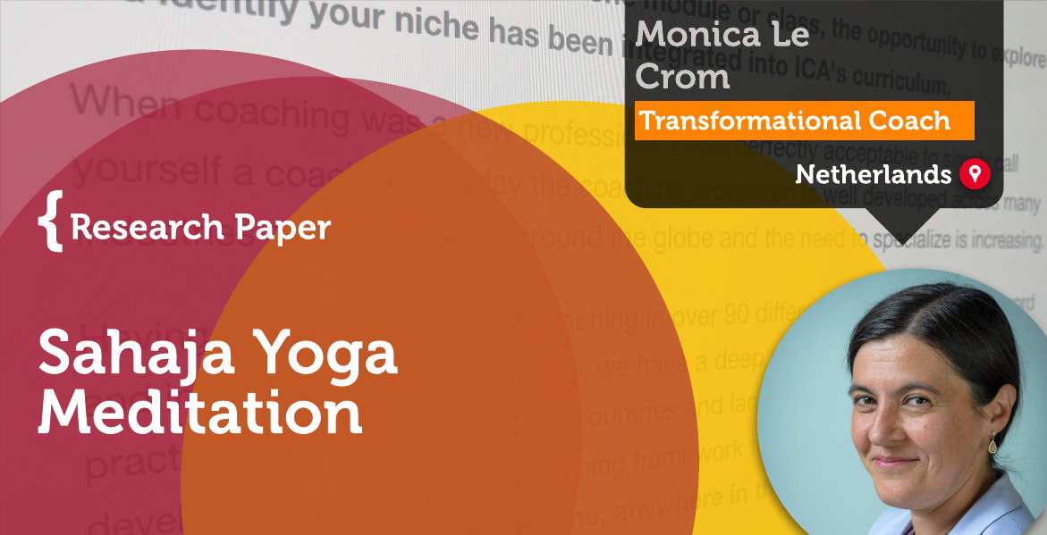 Sahaja Yoga Meditation Monica Le Crom_Coaching_Research_Paper