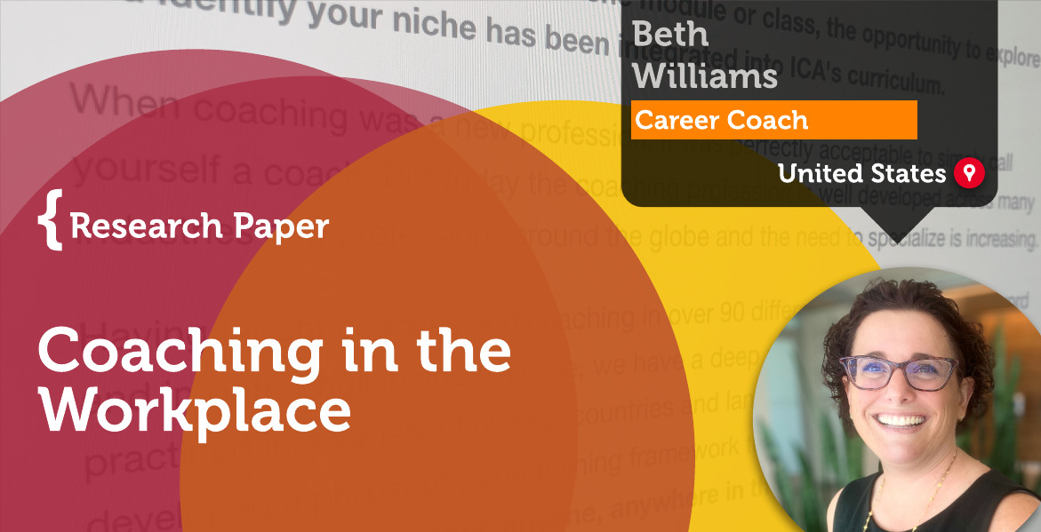 Coaching in the Workplace Beth Williams_Coaching_Research_Paper
