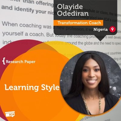 Learning Style Olayide Odediran_Coaching_Research_Paper