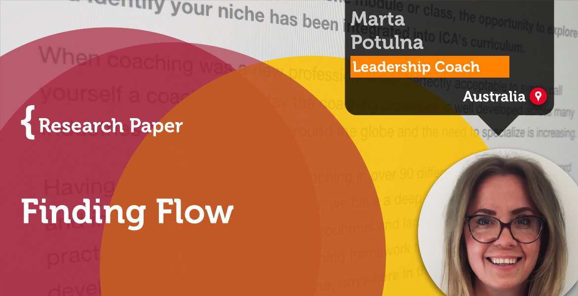 Finding Flow Marta Potulna_Coaching_Research_Paper