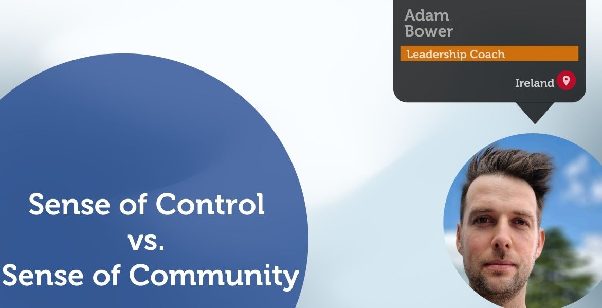 Sense of Control vs. Sense of Community Power Tools - Adam Bower 