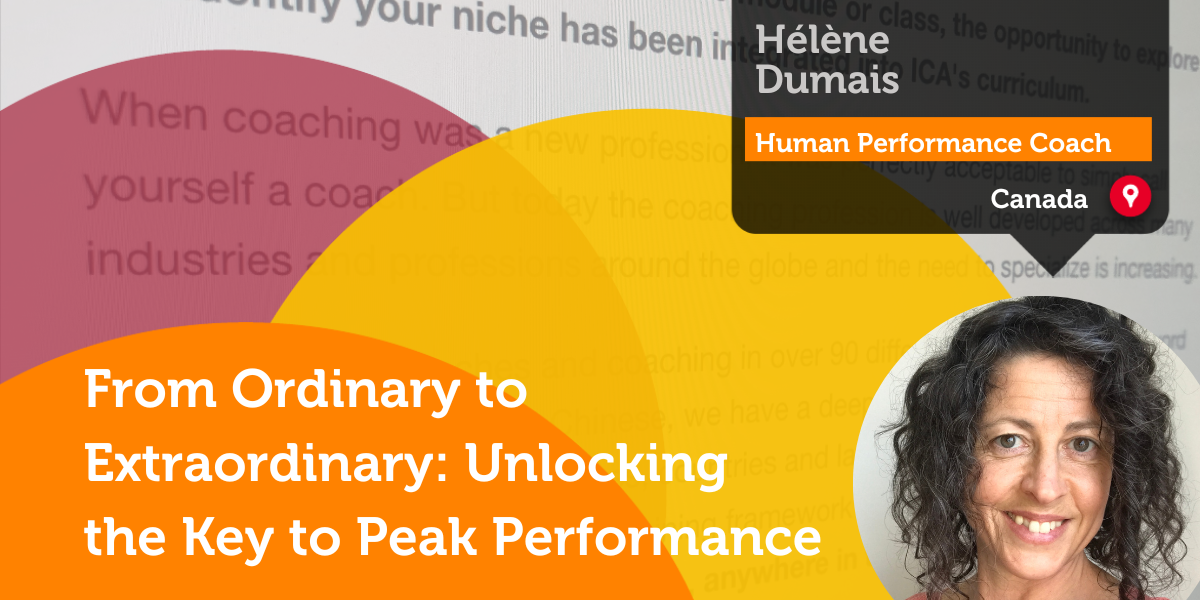 Peak Performance Research Paper- Hélène Dumais