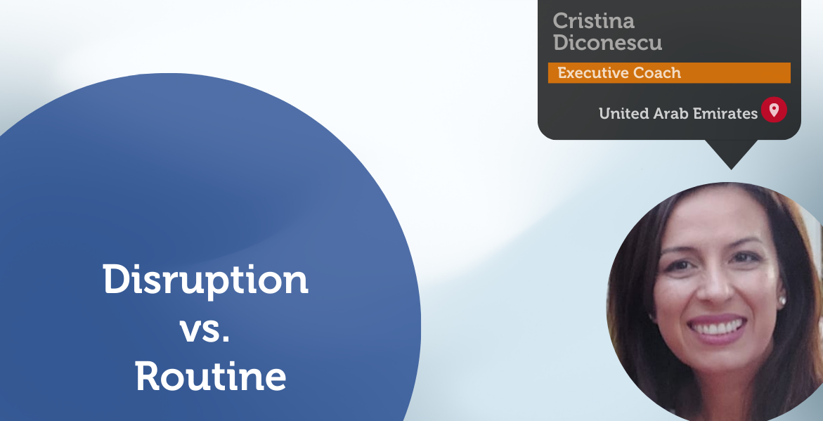 Disruption vs. Routine Power Tool Feature - Cristina Diconescu