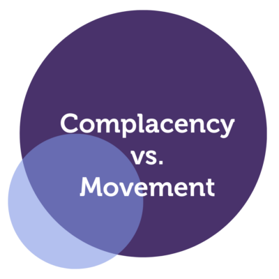 Complacency vs. Movement Power Tool Feature - Cheryl Colvin