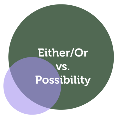 Either/Or vs. Possibility Power Tool By Andrea Gosselink