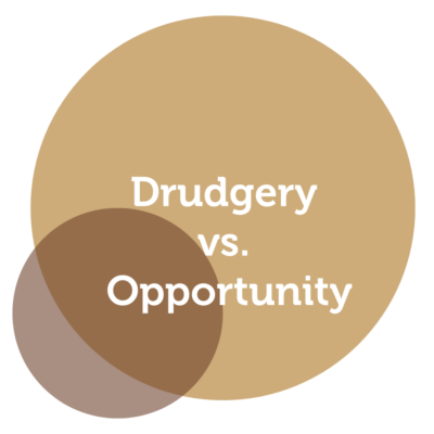 Drudgery vs. Opportunity Coaching Power Tool